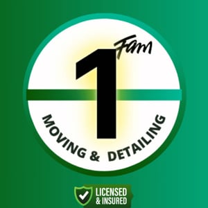 One Fam Moving and Detailing Services Logo