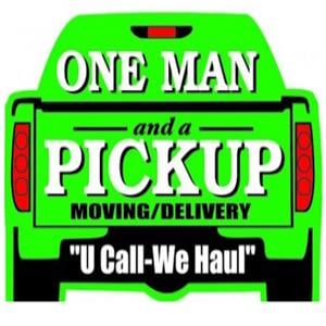One Man and a Pickup Moving/Delivery logo