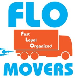 Flo Movers LLC – FAST LOYAL ORGANIZED Logo