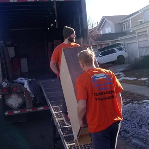 2 Guys 4 Hire Professional Moving Logo
