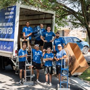 Evolution Moving Company Logo